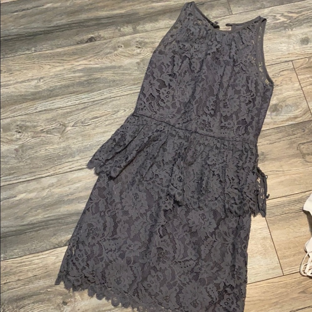 Grey Lace Milly of New York Dress